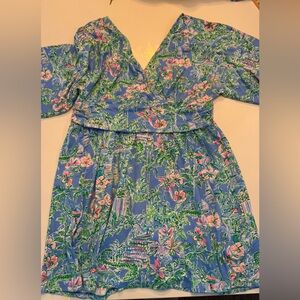 Lilly Pulitzer Parigi Skort Romper in Boca Blue